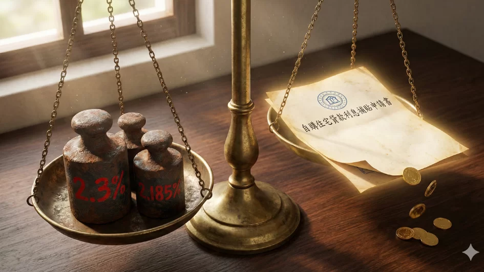 房貸利率破 2% 讓你壓力山大？教你用這張「補貼申請書」，幫自己省出一台賓士車的錢