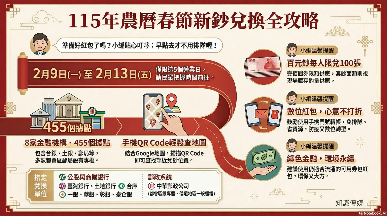 央行喊話：今年紅包不一定要包新鈔？兩個替代方案曝光