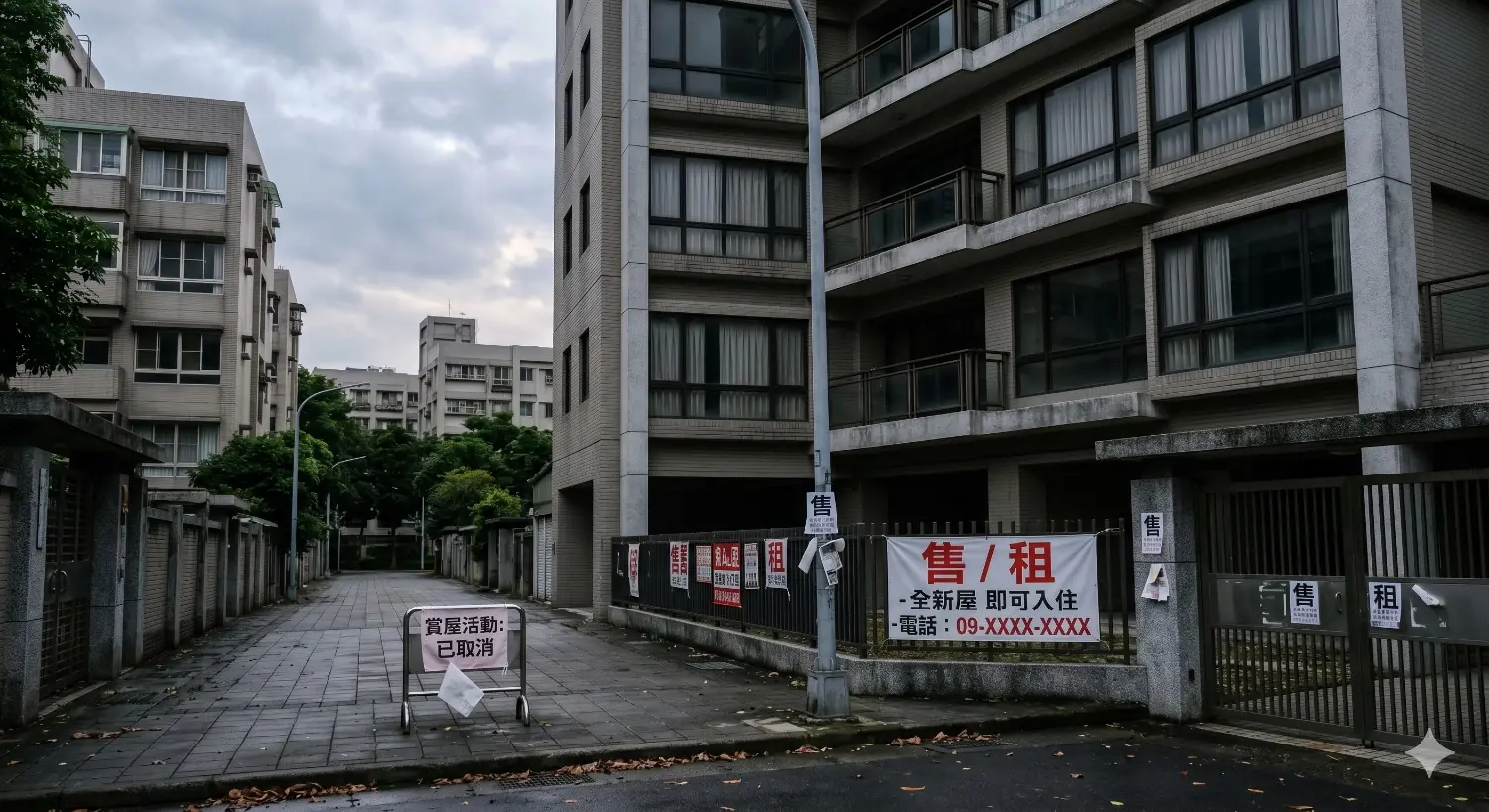 房市交易腰斬,房價卻紋風不動?揭密台灣屋主「死扛到底」的真實算盤