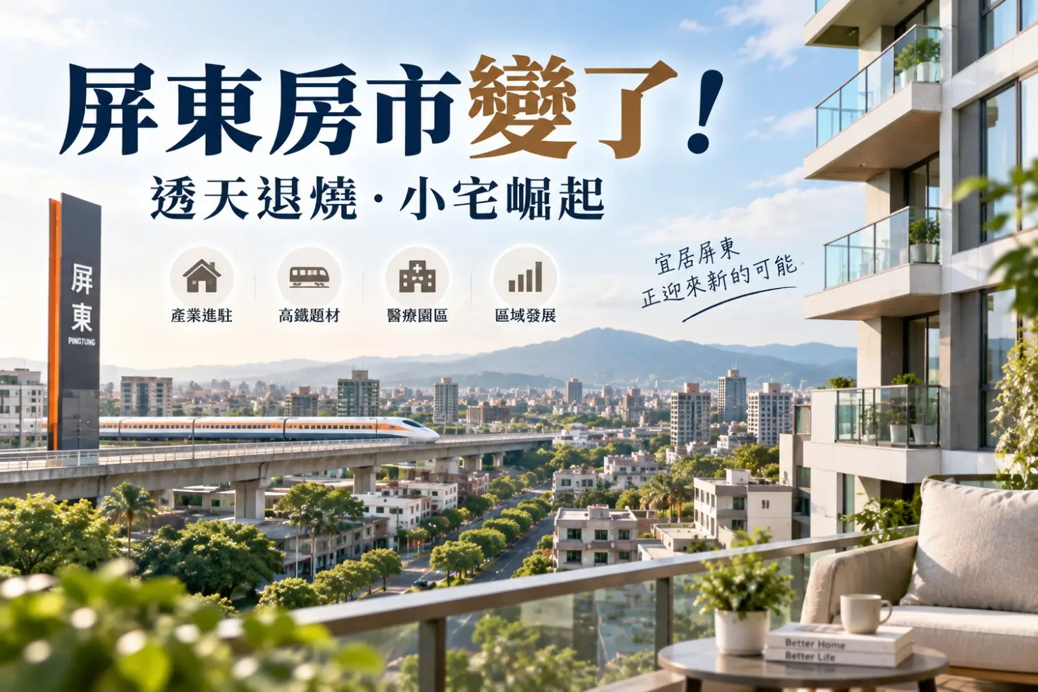 屏東房市變了！透天退燒、小宅崛起　新案最高站上4字頭