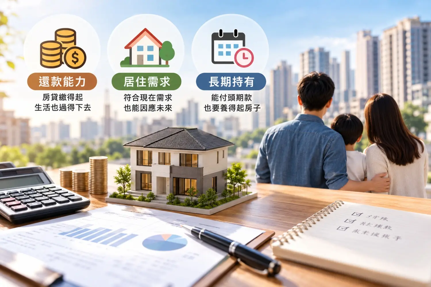 房市政策再調整　自住客買房先過三關：還得起、住得好、養得久