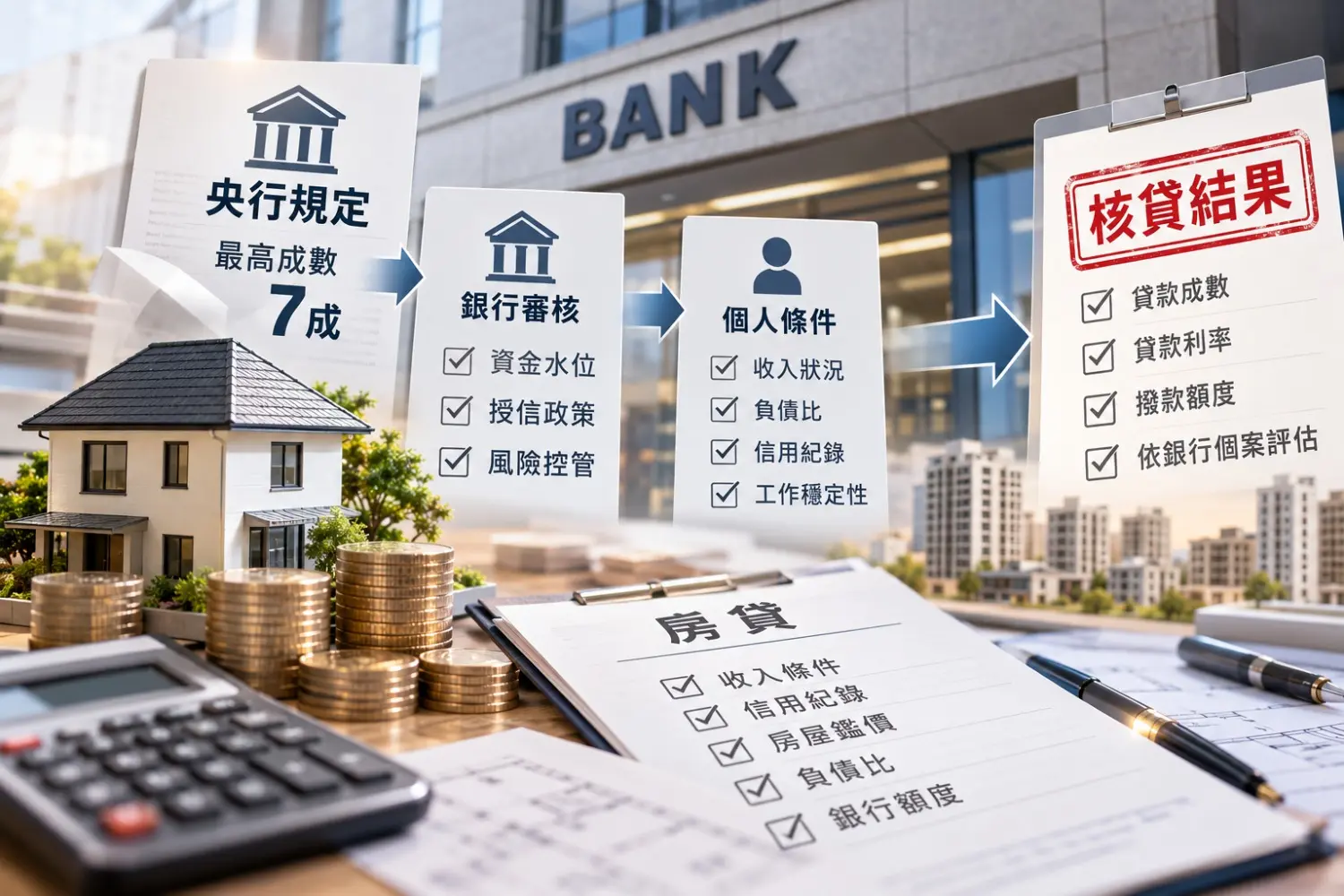 政策鬆綁不等於房貸變好辦　銀行授信仍有自己一把尺